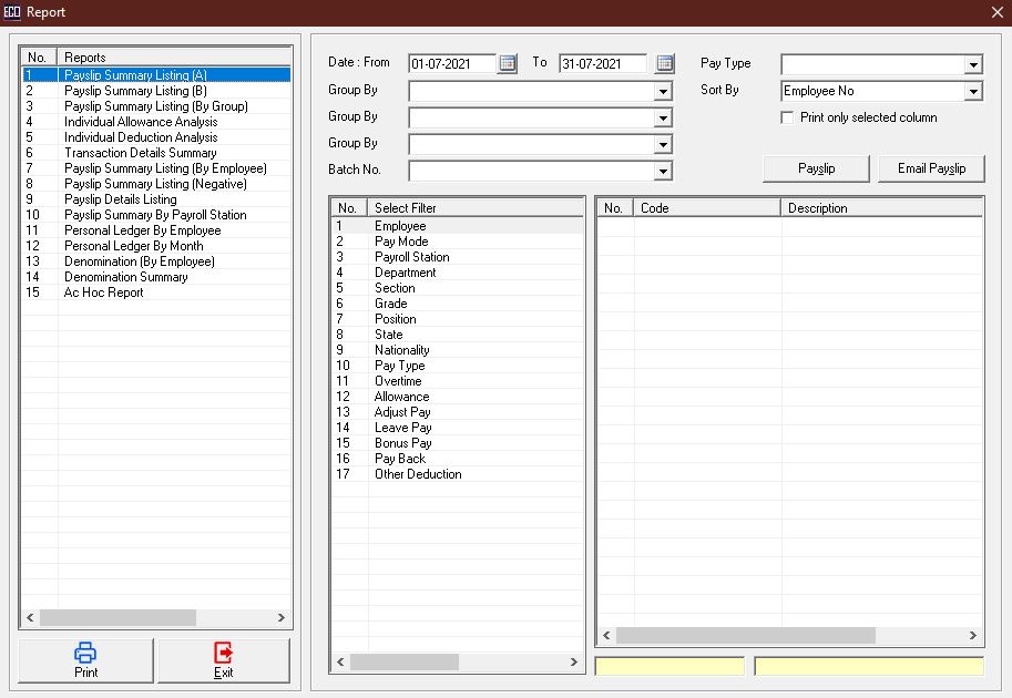 ECO Payroll System