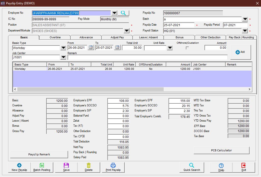 ECO Payroll System